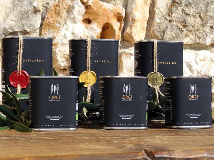 Oro Messapico Olive Oils: Millenium - Primitivo - Evolution